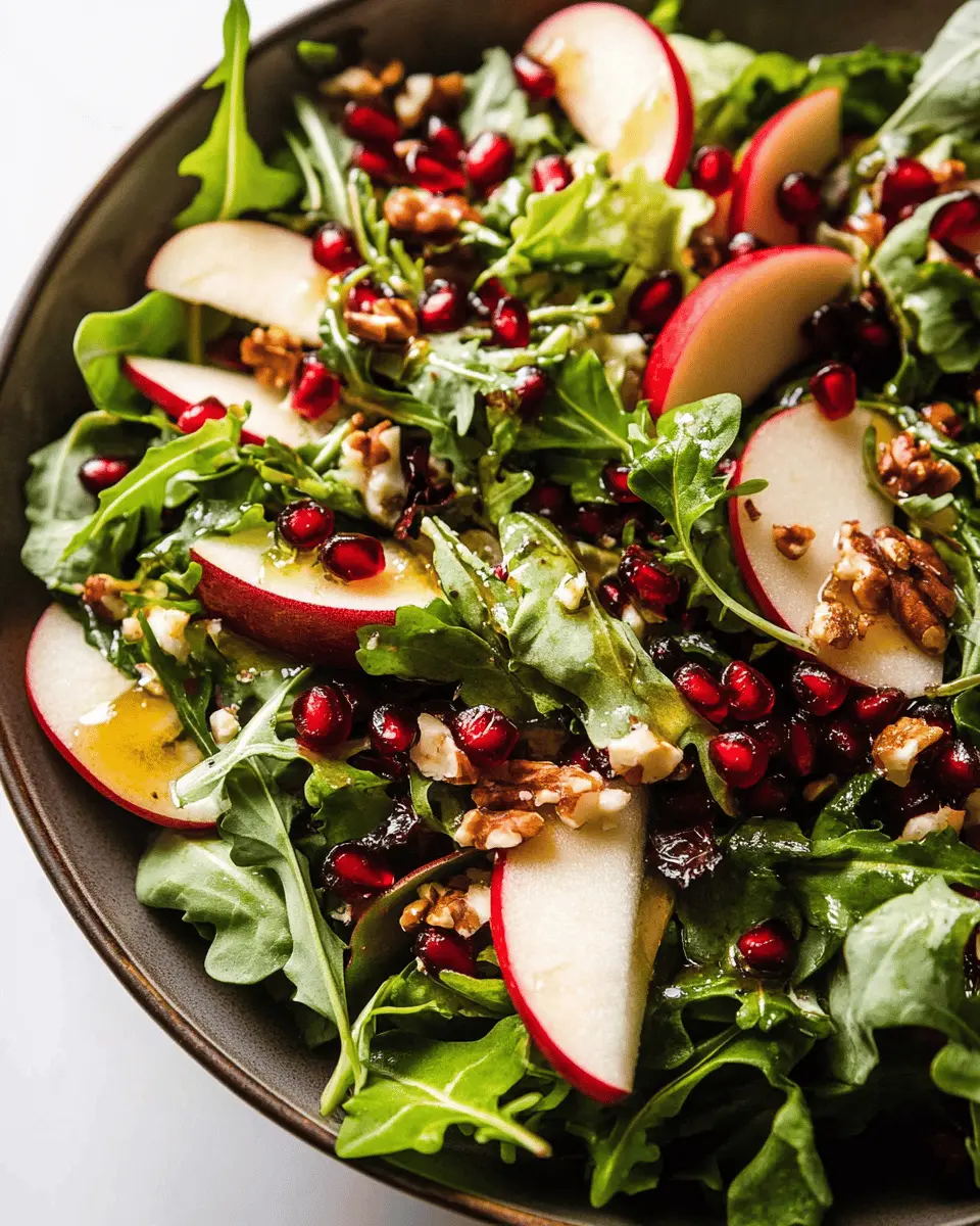 Christmas Salad With Honey Mustard Dressing