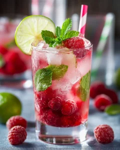 Raspberry Mojito Cocktail First Image First Image