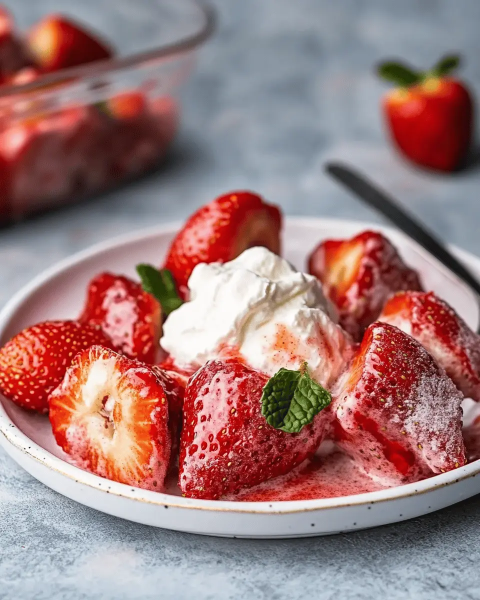 Low Carb Strawberry Bubble Up