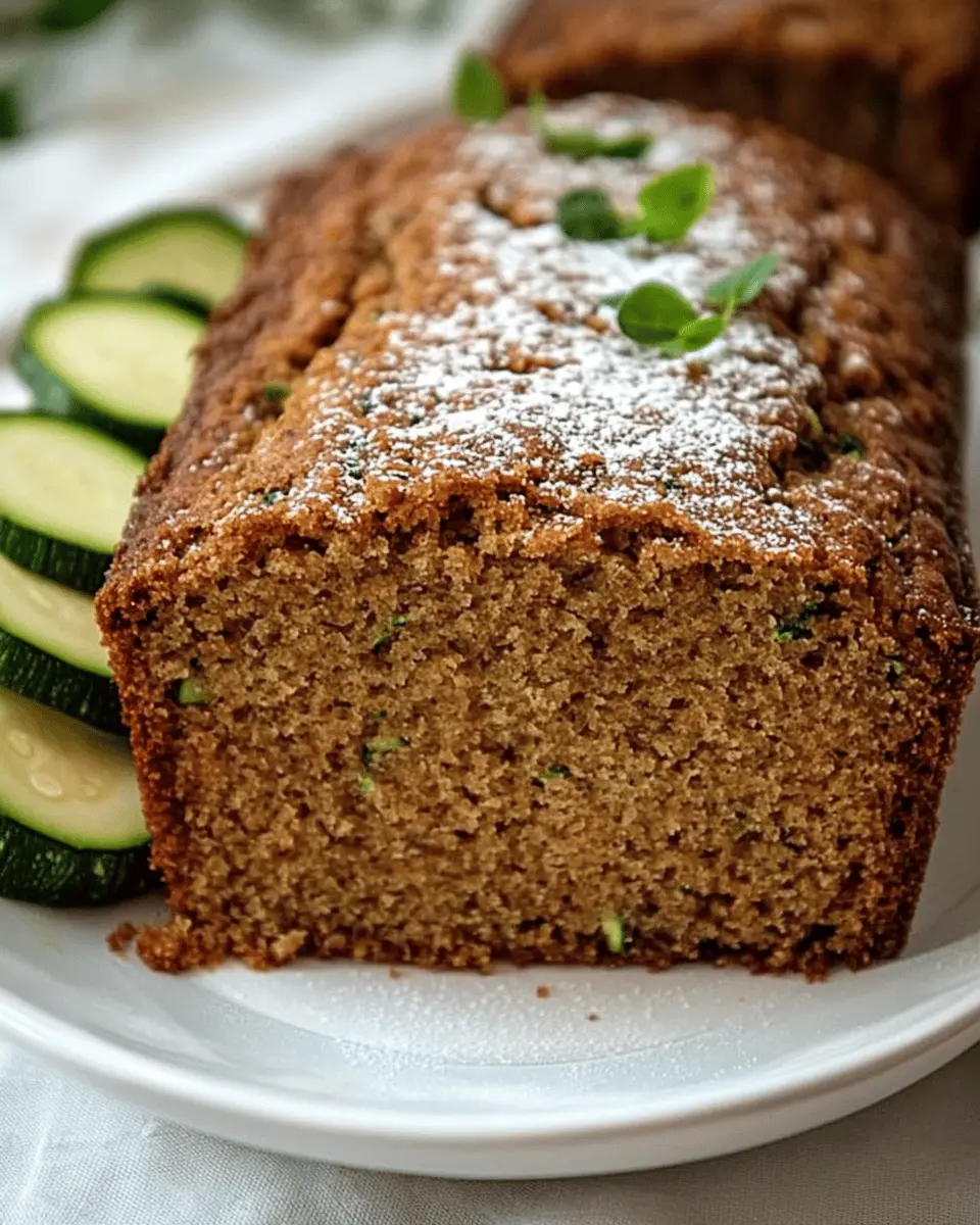 Low Carb Zucchini Bread with a Sweet Twist