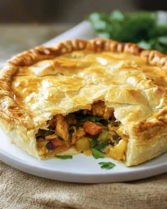Low Carb Rustic Moroccan Chicken pie First Image First Image