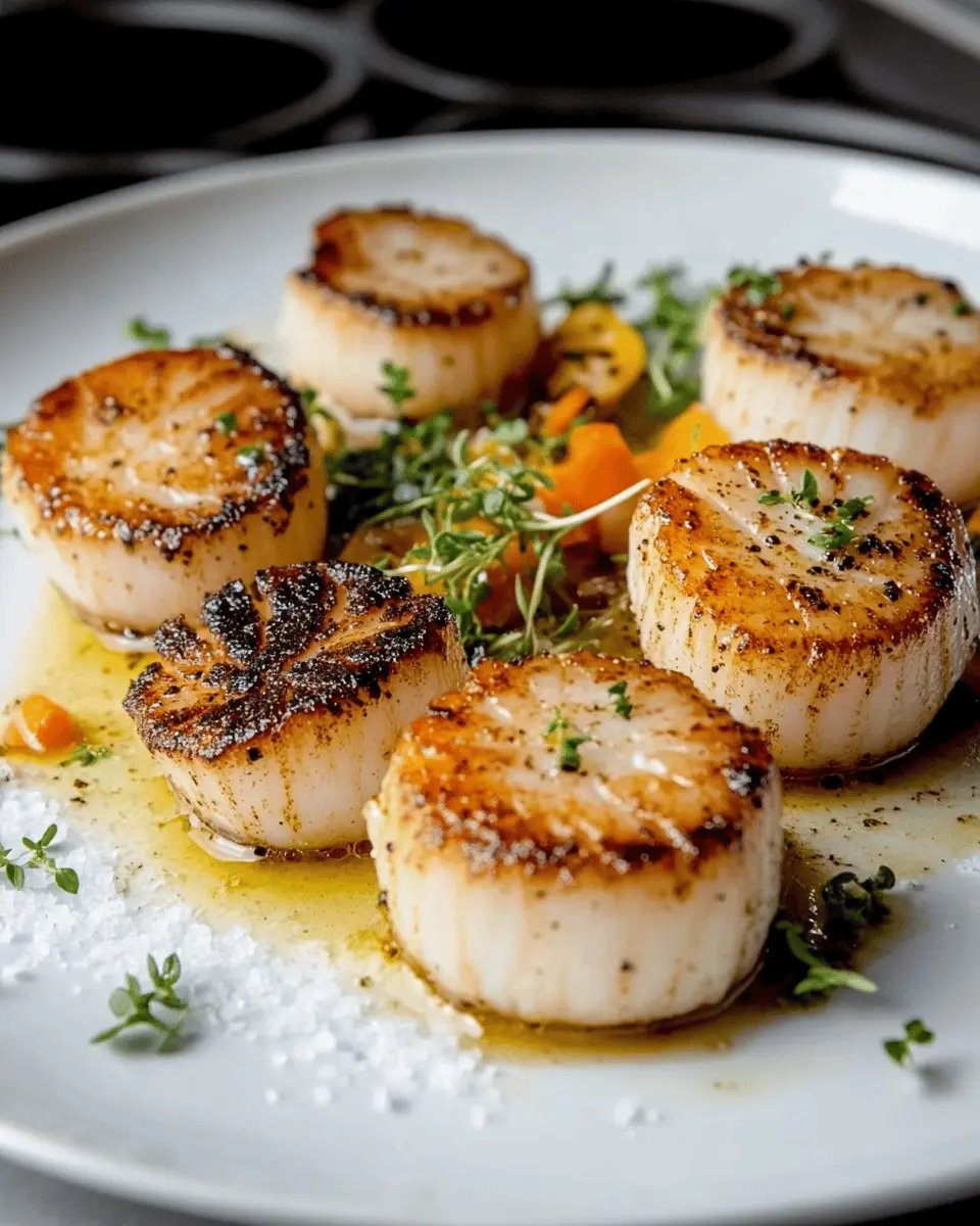 Low Carb Grilled Scallops