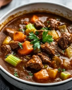 Low Carb Beef and Guinness Stew First Image First Image