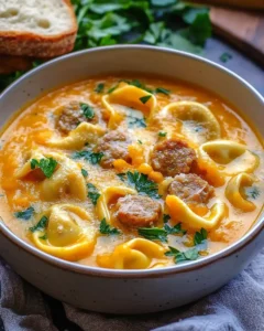 Sausage Butternut Squash Tortellini Soup First Image First Image