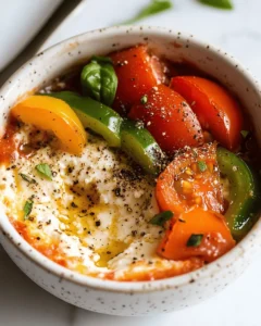 Low Carb Cottage Cheese Pizza Bowl First Image First Image