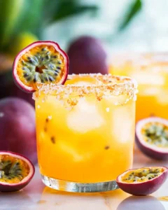 Passion Fruit Margarita Mocktail First Image First Image