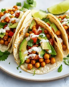 Low Carb Air Fryer Chickpea Tacos First Image First Image