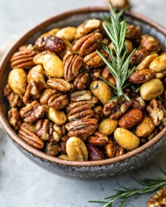 Rosemary Roasted Nuts First Image First Image