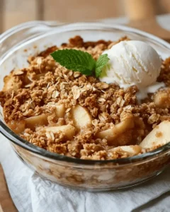 Apple Crisp with Oat Topping First Image First Image