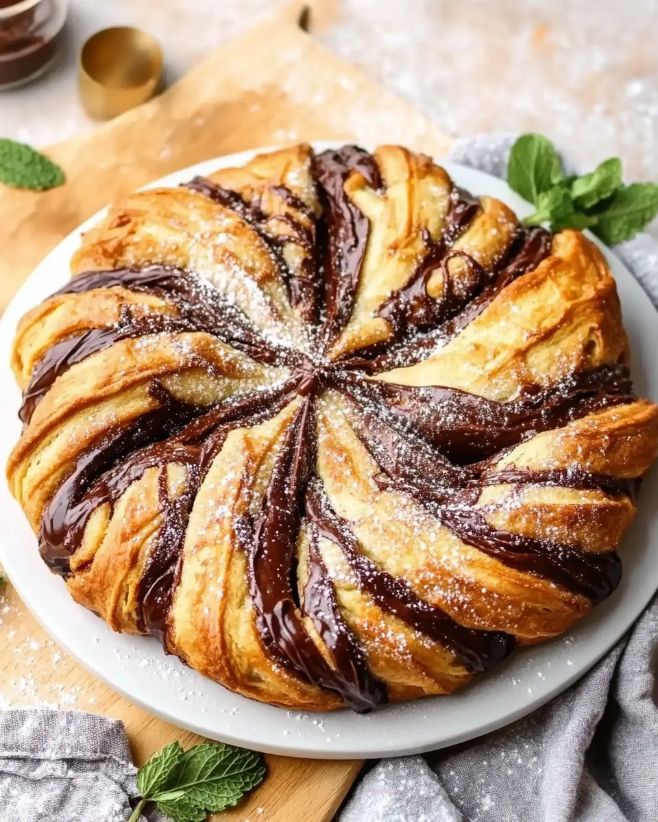 Low Carb NUTELLA STAR BREAD
