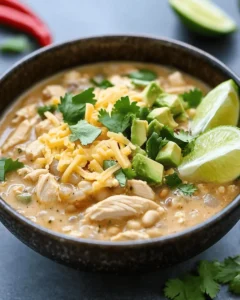 Low Carb Southwest White Chicken Chili First Image First Image