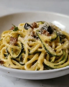 Zucchini Noodle Carbonara First Image First Image