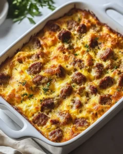 Sausage and Egg Breakfast Casserole First Image First Image