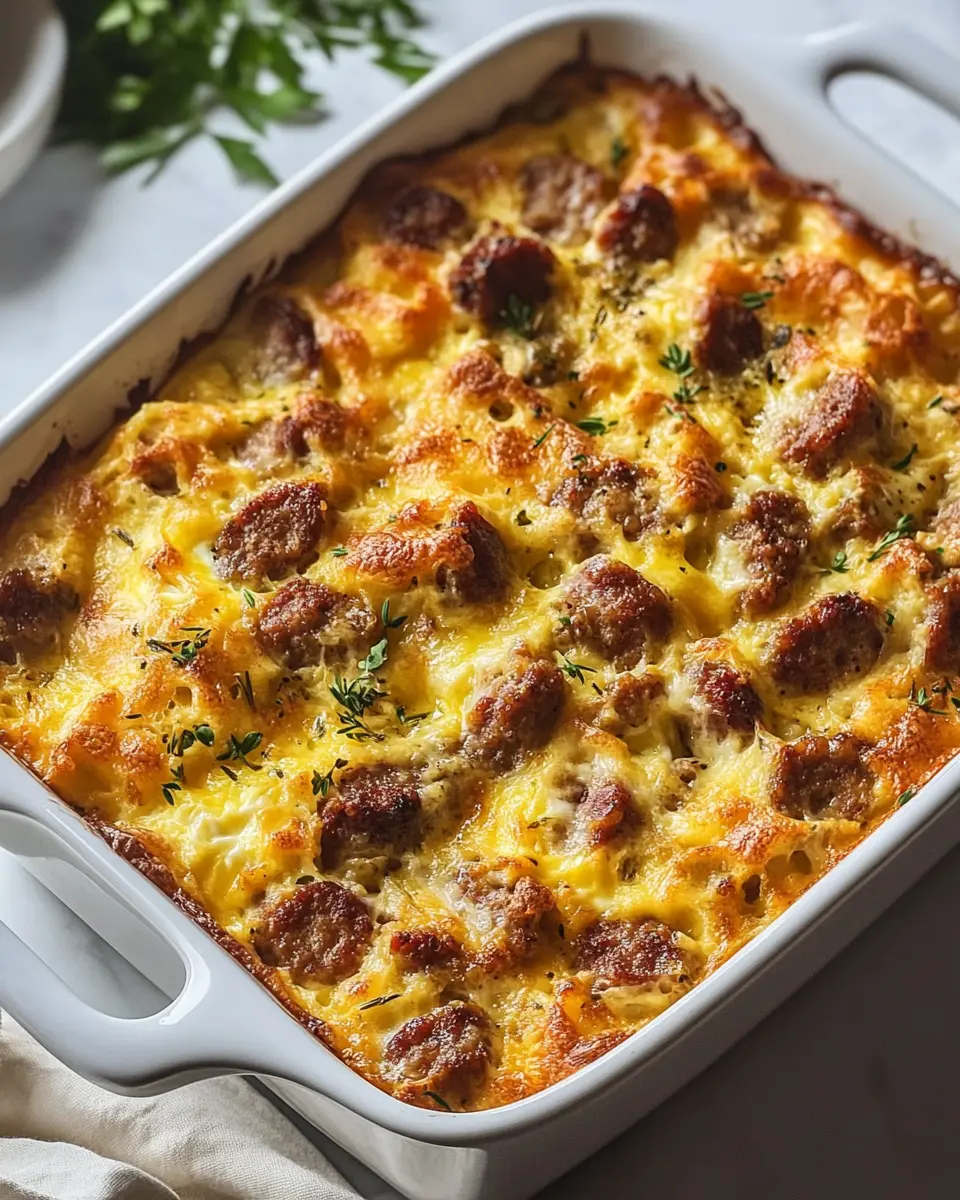 Sausage and Egg Breakfast Casserole