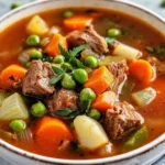 Easy Beef Vegetable Soup First Image First Image