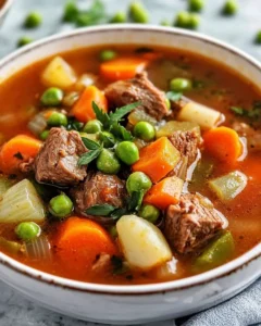 Easy Beef Vegetable Soup First Image First Image