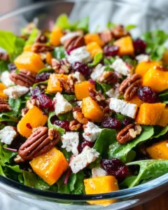 Fall Salad with Cranberry Vinaigrette First Image First Image