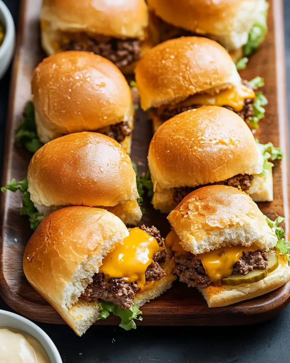 Pull-Apart-Slider für Rindfleisch-Cheeseburger: Juicy & Irresistible! 9