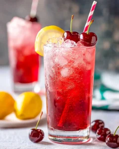 Keto Cherry Shirley Temple Drink First Image First Image