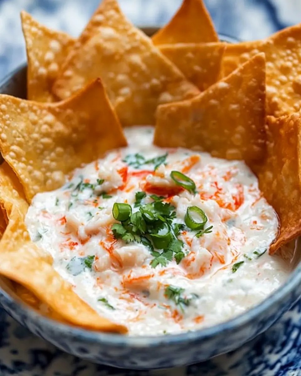 Krabben-Rangoon-Dip mit Wonton-Chips: Irresistibly Cheesy Delight 7 f4blbs5gh56jnjdmi9sc