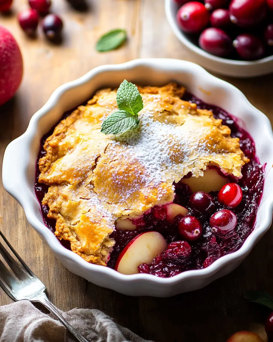 ketodiat 7 Spiced Cranberry Cobbler