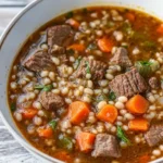 Hearty Beef and Barley Soup First Image First Image