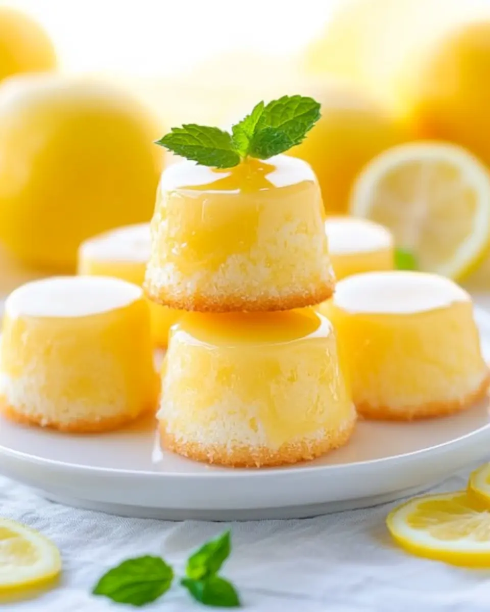 Little lemon dessert cakes