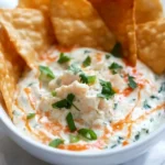 Crab Rangoon Dip with Wonton Chips First Image First Image