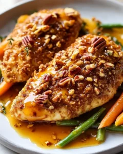 Maple Pecan Crusted Chicken First Image First Image