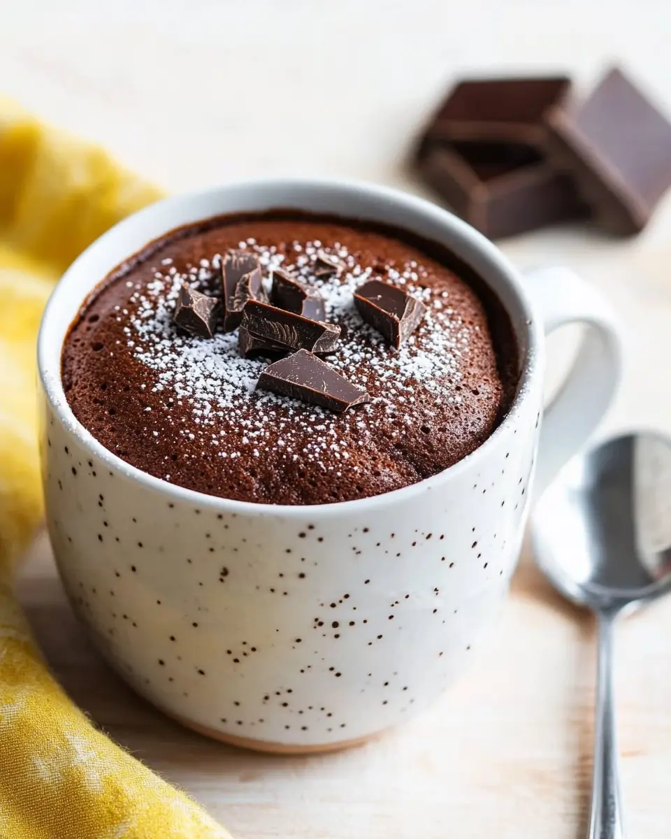 ketodiat 8 A 2 Minute Chocolate Mug Cake