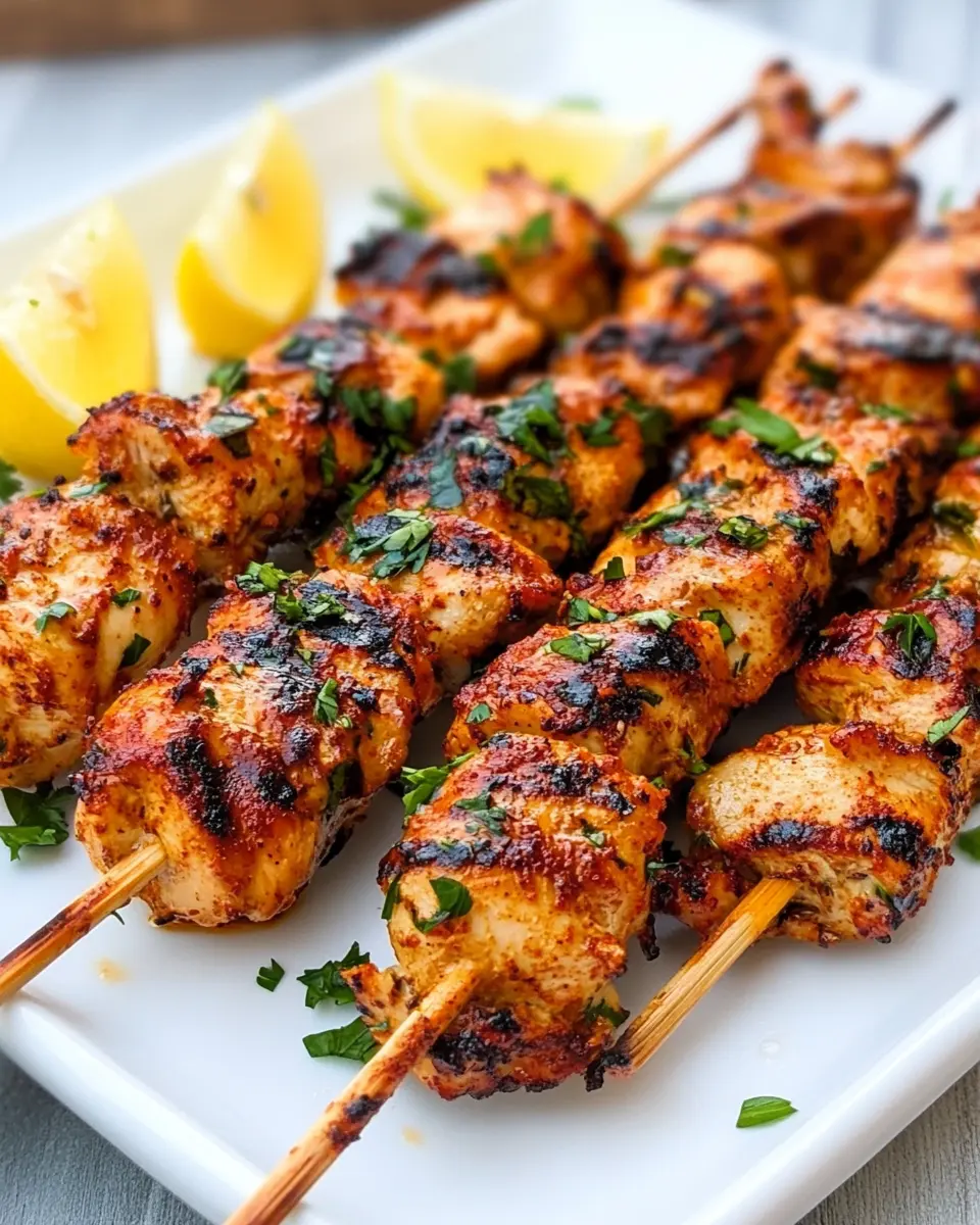 Paprika-Hähnchenspieße: Juicy Skewers That Sizzle with Flavor