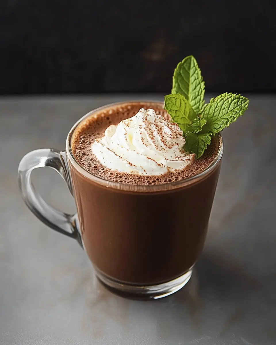 Minziger heißer Kakao: The Cozy Treat You Deserve