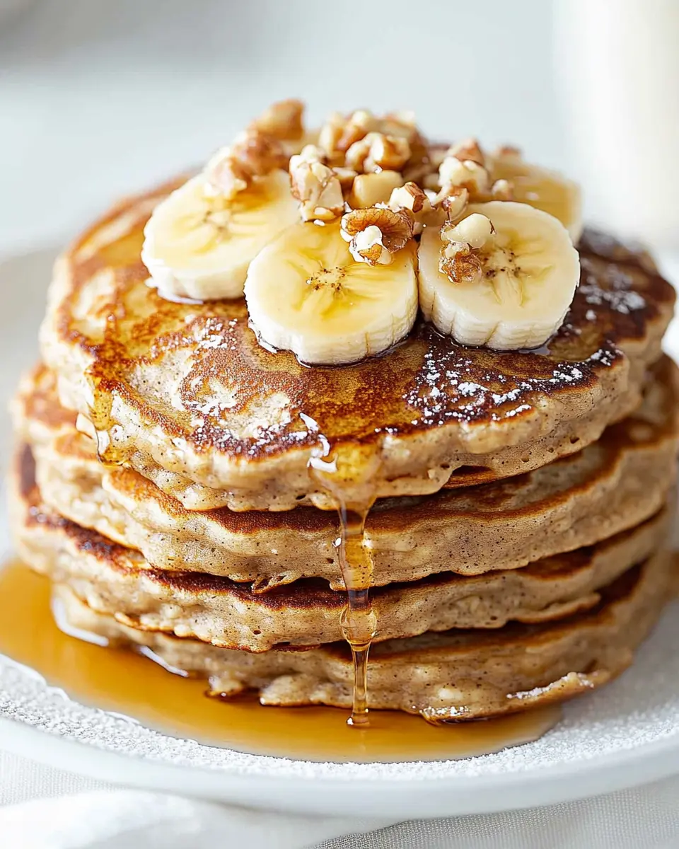 Easy Banana Oat Pancake Recipe