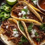Slow Cooker Pulled Beef Tacos First Image First Image