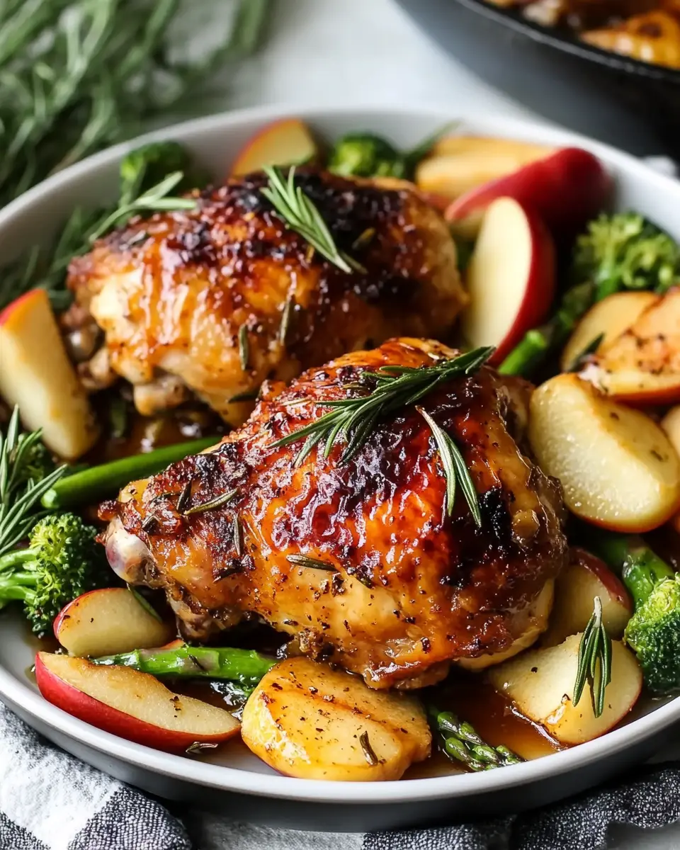 Rosmarin-Apfelwein-Hähnchen: Juicy Delights for Dinner Nights