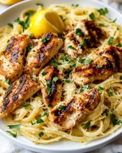 Keto Lemon Chicken Pasta First Image First Image