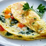 Savory Omelet with Veggies & Cheese First Image First Image