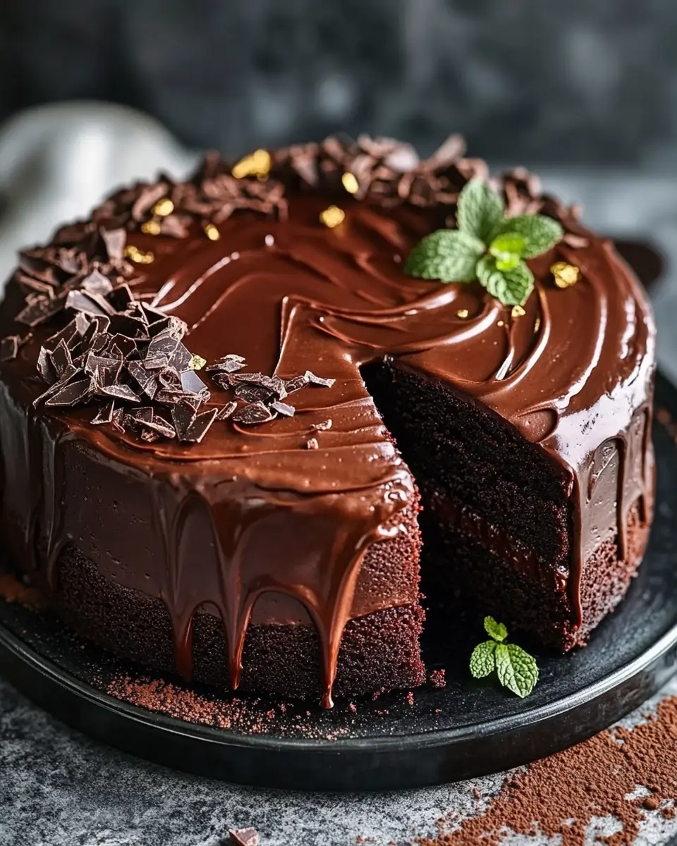 ketodiat 7 Choc Guinness mud cake
