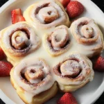 Strawberry Cinnamon Rolls First Image First Image
