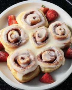 Strawberry Cinnamon Rolls First Image First Image