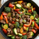 Garden Vegetable Beef Skillet Recipe First Image First Image