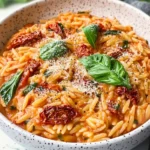 Creamy Sun-Dried Tomato Orzo First Image First Image