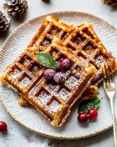 Gingerbread Buttermilk Waffles First Image First Image