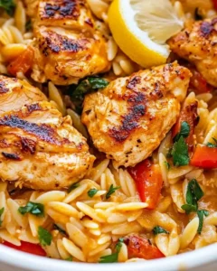 Cajun Chicken Orzo First Image First Image