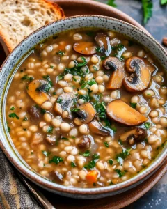 Mushroom Barley Soup First Image First Image