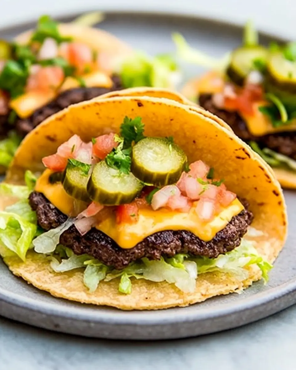 Smash-Burger-Tacos: Indulgent Bites That Wow Your Taste Buds!