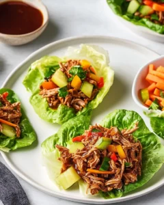 Pulled Pork Lettuce Wraps First Image First Image