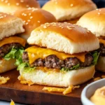 Beef Cheeseburger Pull-Apart Sliders First Image First Image
