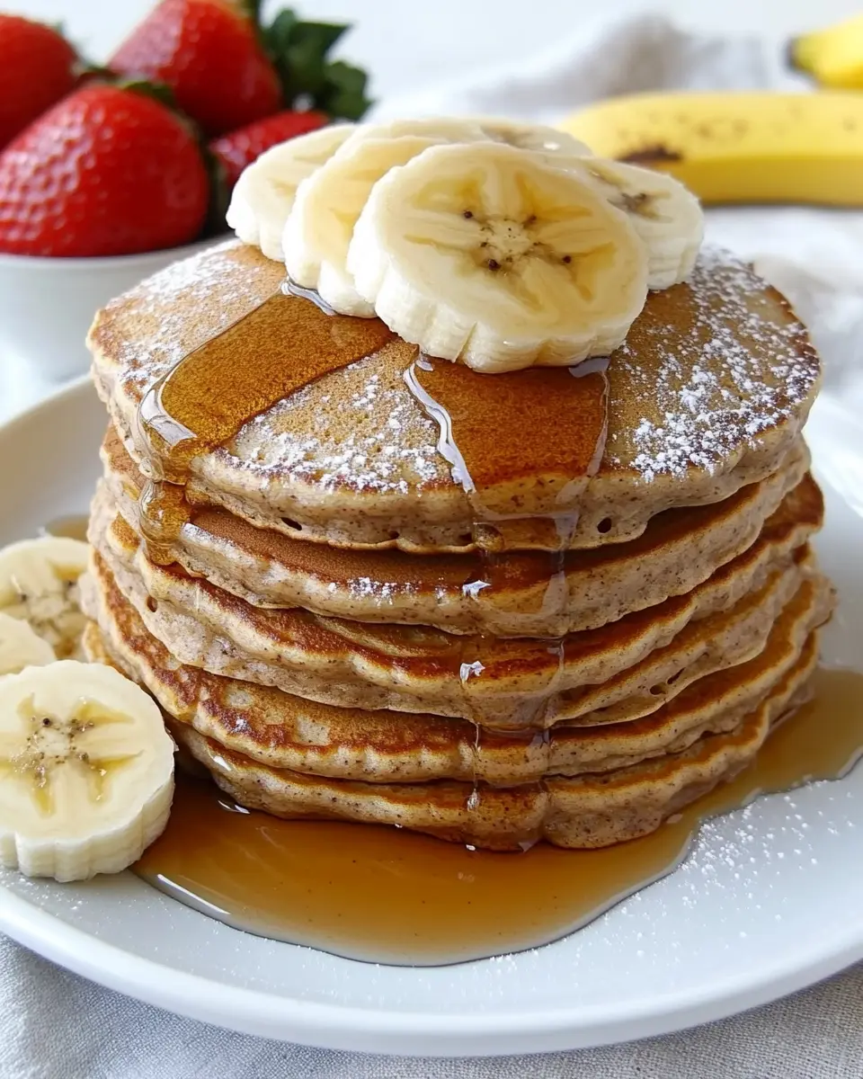 Vollkorn-Bananenpfannkuchen: Irresistibly Fluffy & Delicious!