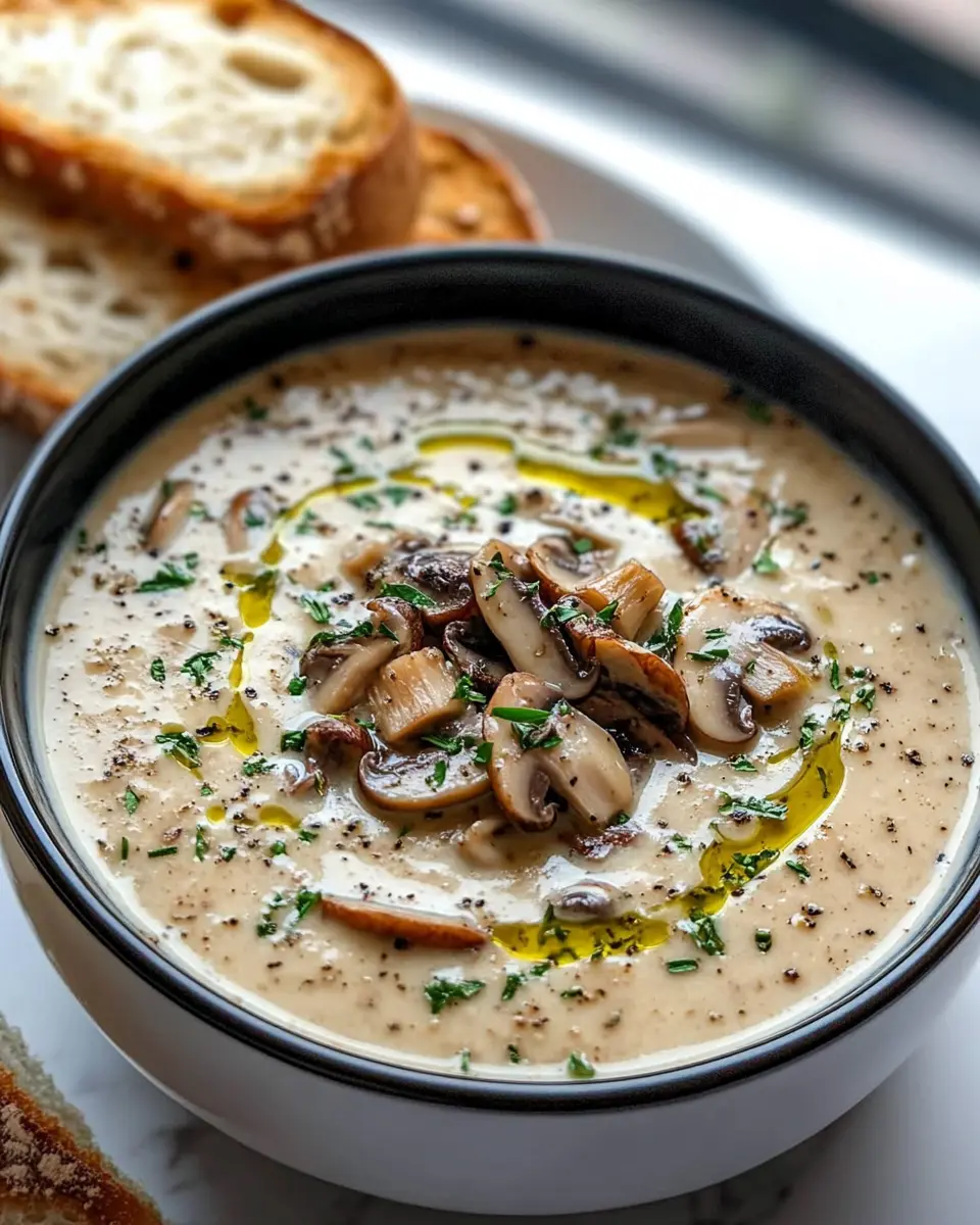 Cremige Pilzsuppe: The Best Comforting Mushroom Delight